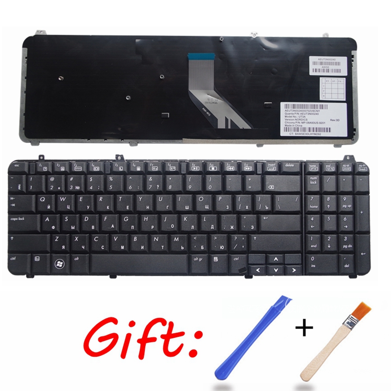 Gaming Keyboard Hp - Klawiatura amerykańska/rosyjska dla HP Pavilion DV6