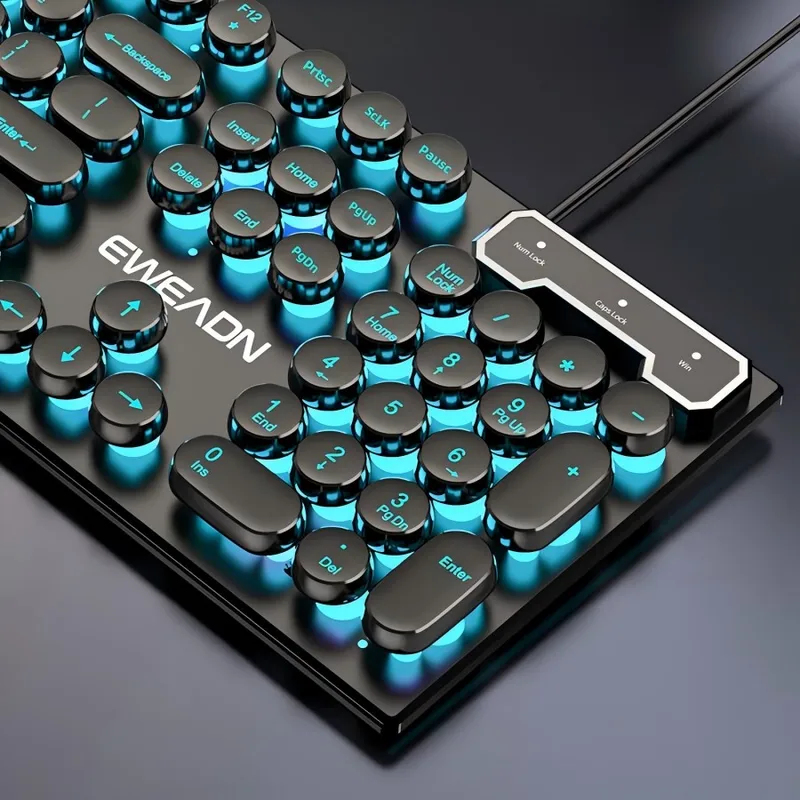 Gaming Keyboard Mechanical Wireless - Zestaw klawiatura i mysz w stylu