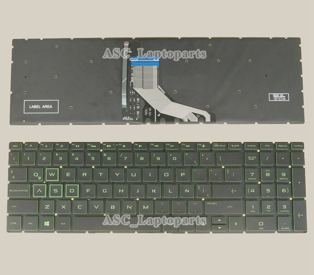 Gaming Keyboard Hp - Nowa łacińska hiszpańska klawiatura Teclado dla