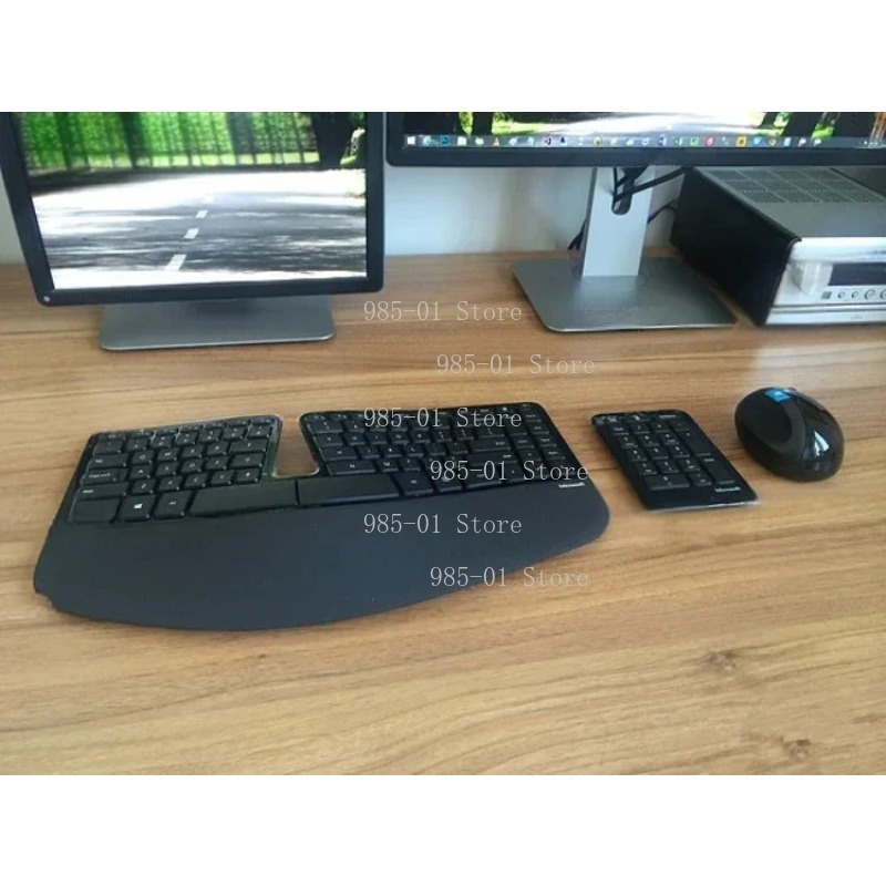 Gaming Keyboard And Mouse Wireless - Bezprzewodowy zestaw klawiatury i myszy, ergonomiczny