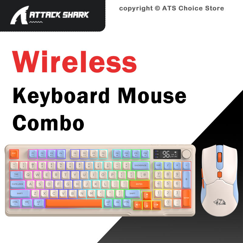 Gaming Keyboard Extension - Bezprzewodowy zestaw klawiatura i mysz FREEWOLF