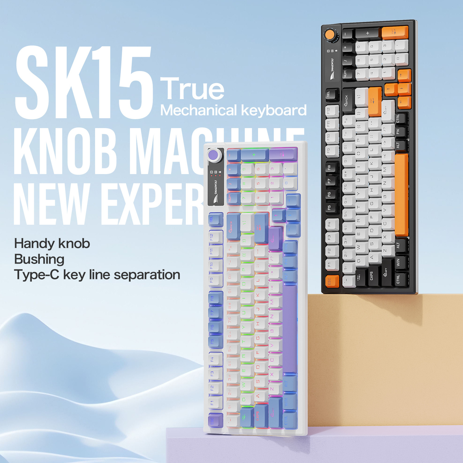 Gaming Keyboard Blue Switches - Rosyjska mechaniczna klawiatura hiszpańska rosyjska arabska