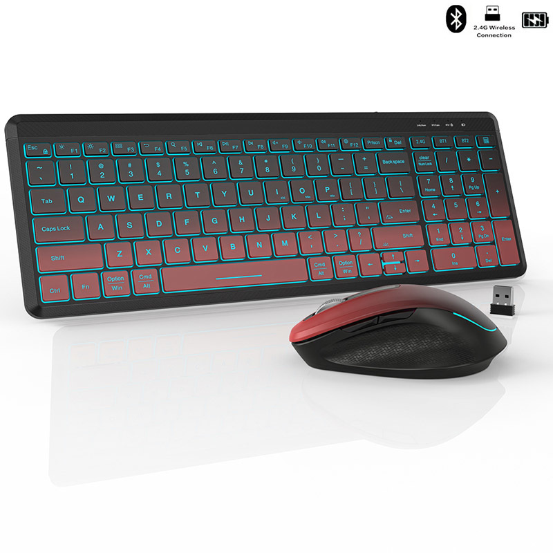 RGB Backlit Silent Wireless Ke – Gaming Keyboard Bundle recenzja i cena