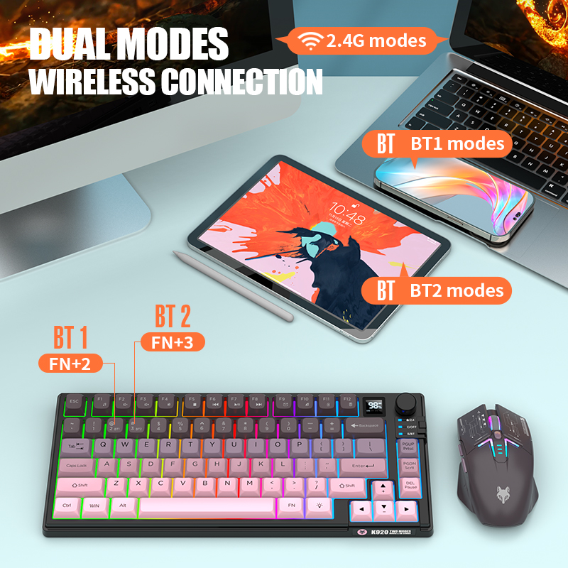 Bezprzewodowy zestaw klawiatur – Gaming Keyboard And Mouse Wireless recenzja i cena
