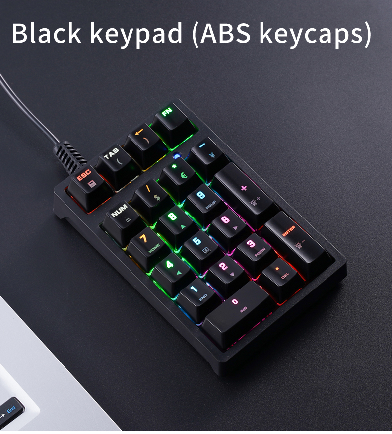 Klawiatura numeryczna T21 Mini – Gaming Keyboard Blue Switches recenzja i cena