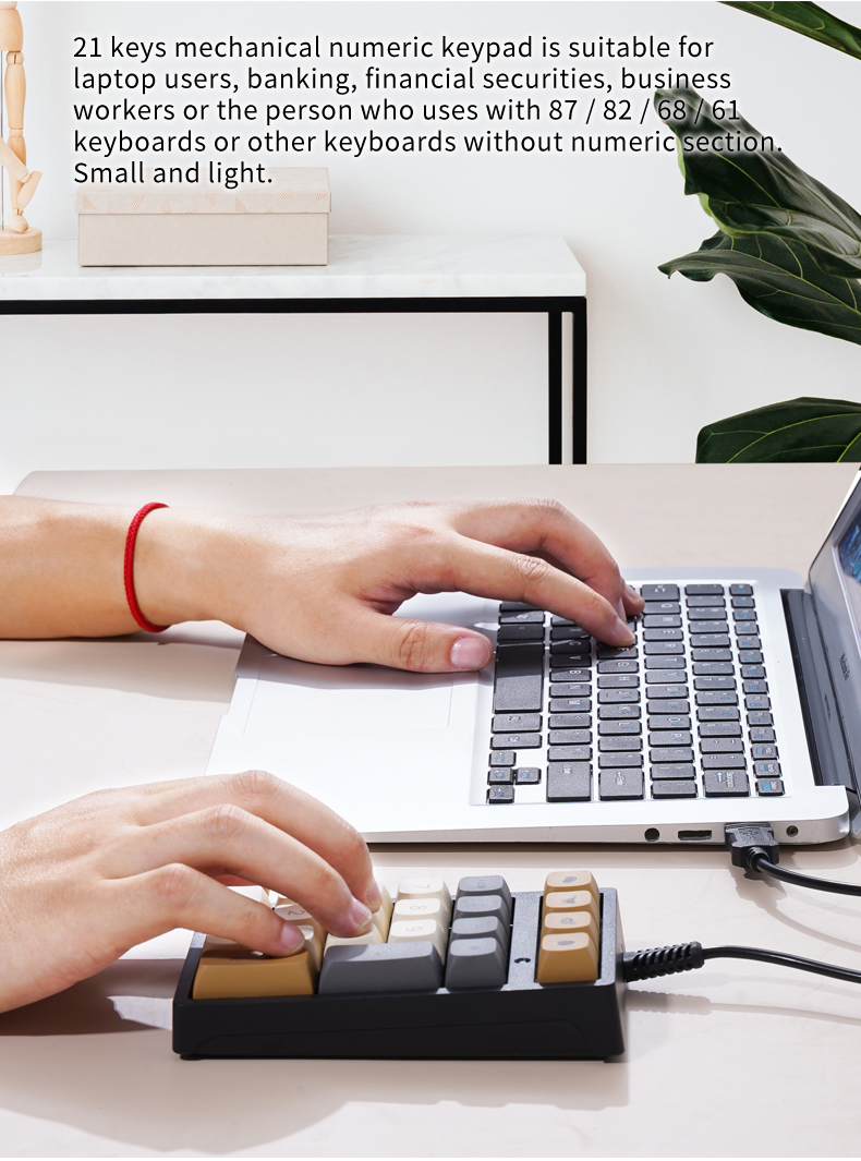 Klawiatura numeryczna T21 Mini – Gaming Keyboard Blue Switches recenzja i cena