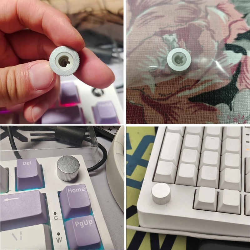 Stylowy metalowy pokrętło ster – Gaming Keyboard Types recenzja i cena