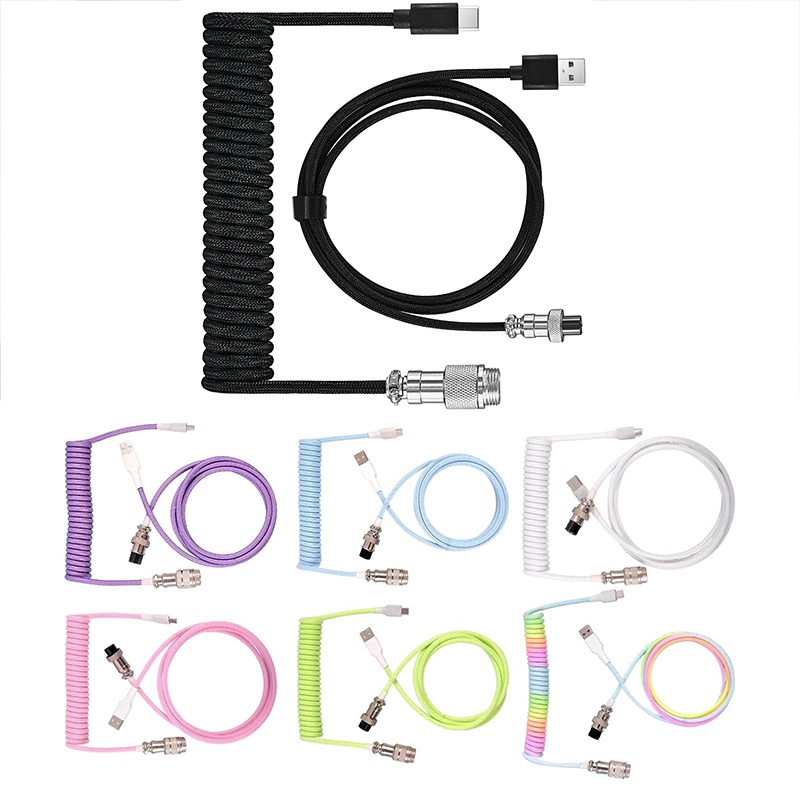 Kabel spiralny USB typu C do k – Gaming Keyboard Types recenzja i cena