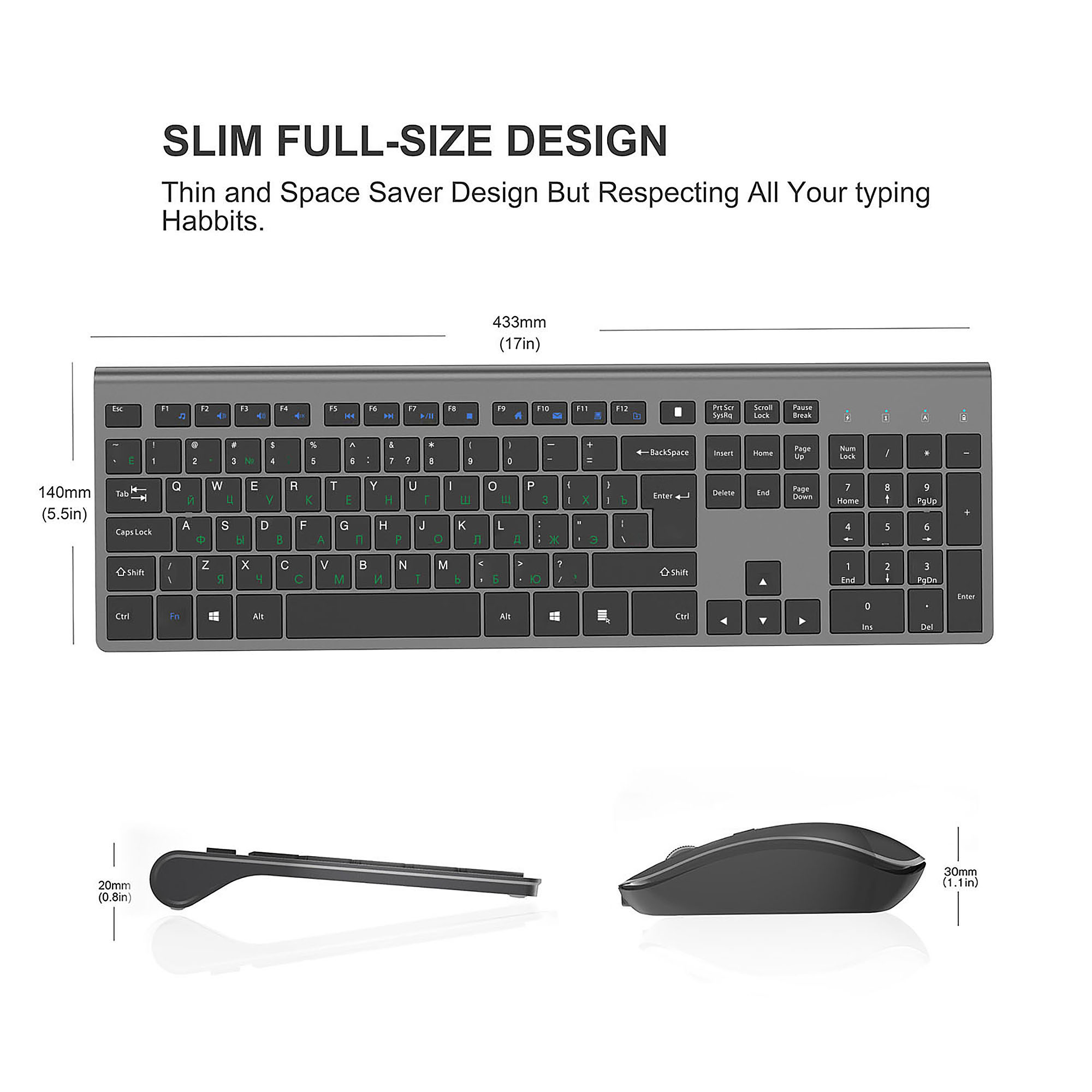 2.4G akumulatorowa bezprzewodo – Gaming Keyboard And Mouse Wireless recenzja i cena