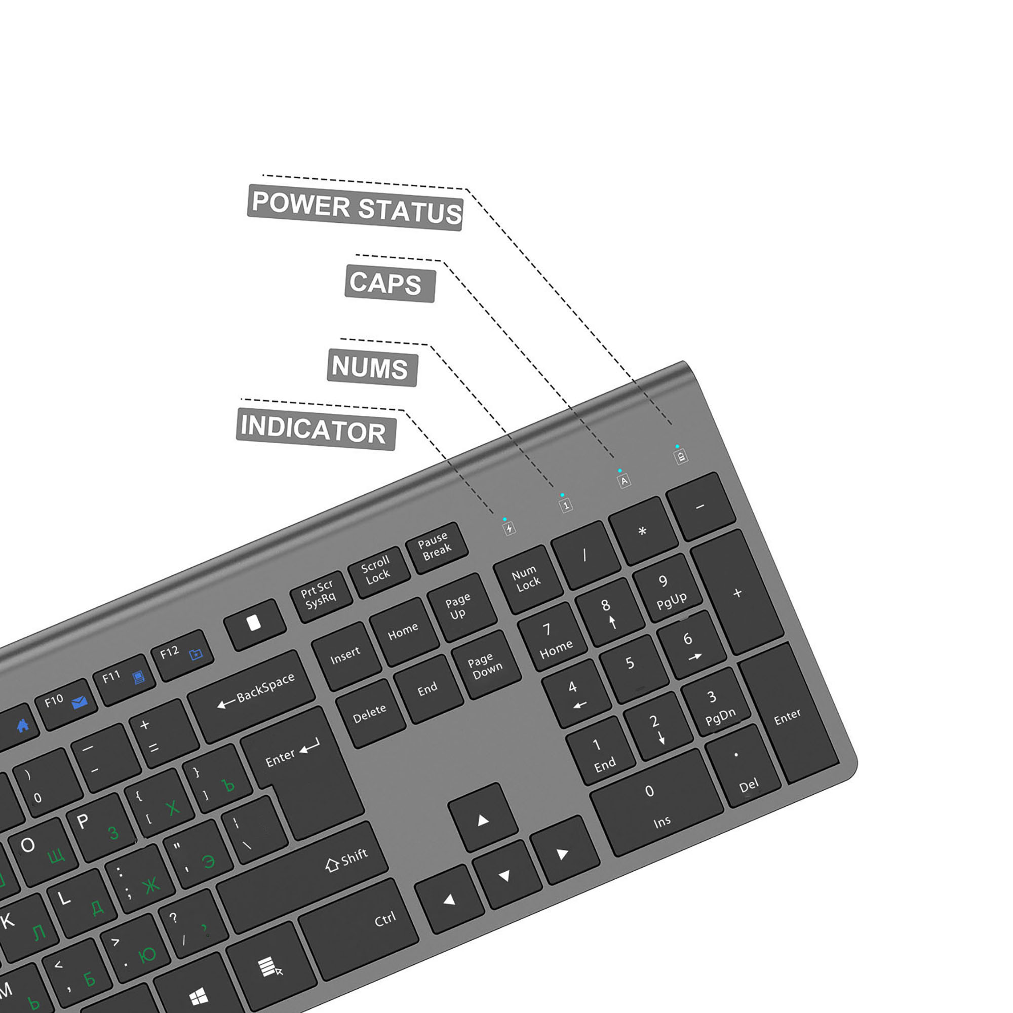2.4G akumulatorowa bezprzewodo – Gaming Keyboard And Mouse Wireless recenzja i cena