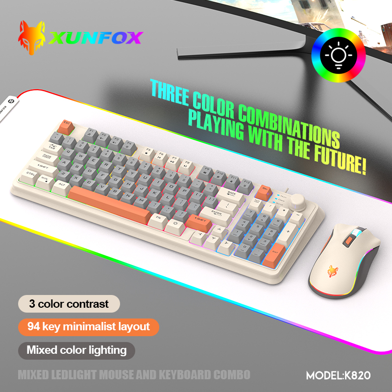 K820 USB Przewodowa klawiatura – Gaming Keyboard Bundle recenzja i cena