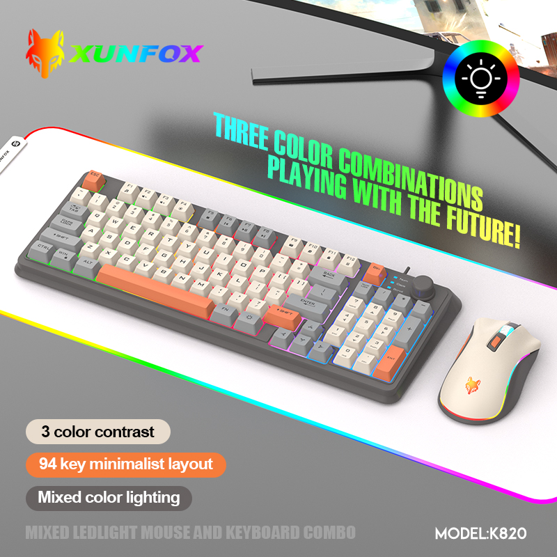 K820 USB Przewodowa klawiatura – Gaming Keyboard Bundle recenzja i cena