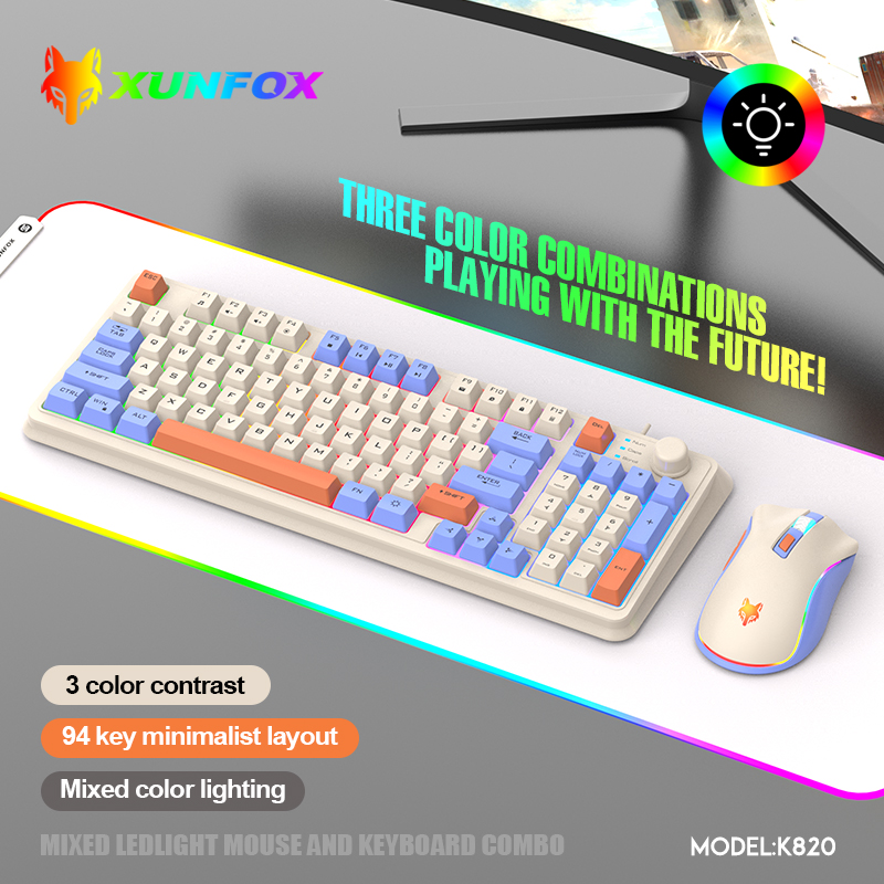 K820 USB Przewodowa klawiatura – Gaming Keyboard Bundle recenzja i cena