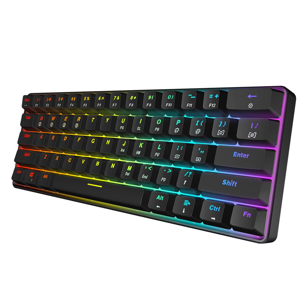 SKYLOONG GK61 Mini przenośna 6 – Gaming Keyboard Bundle recenzja i cena
