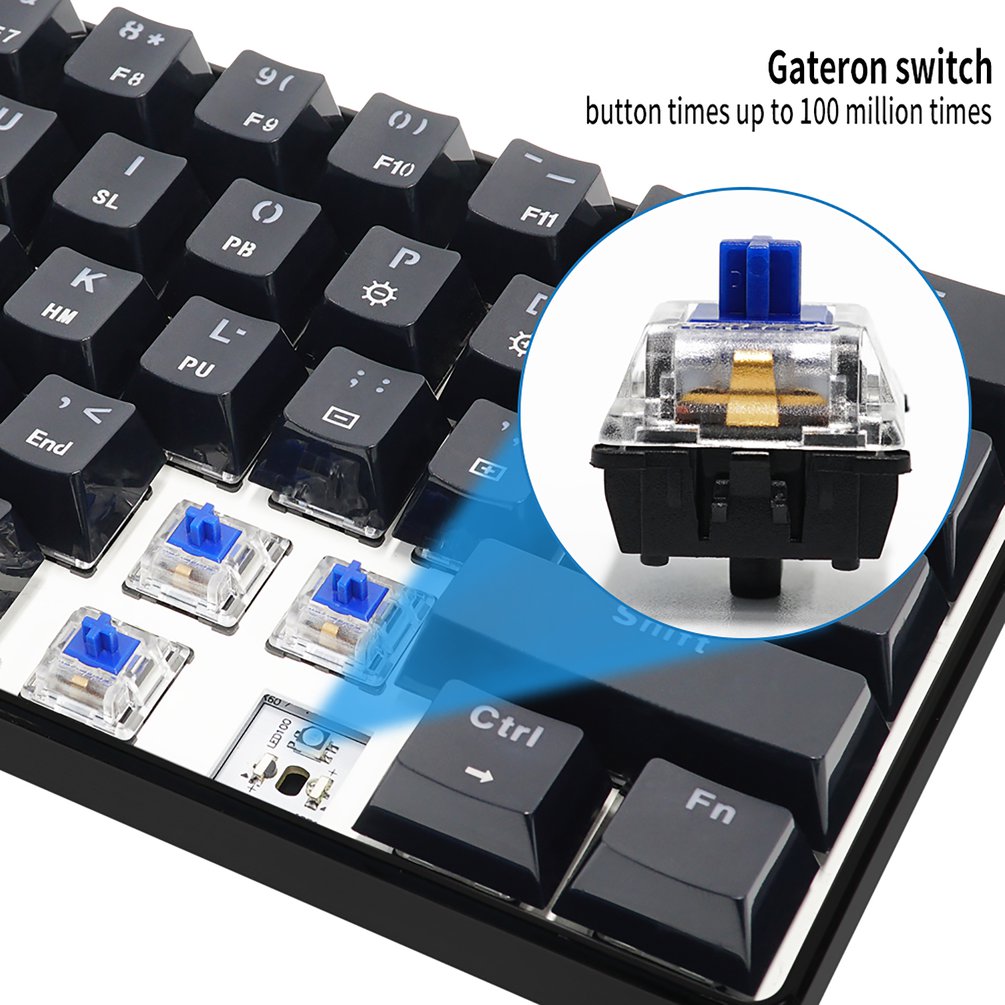 SKYLOONG GK61 Mini przenośna 6 – Gaming Keyboard Bundle recenzja i cena