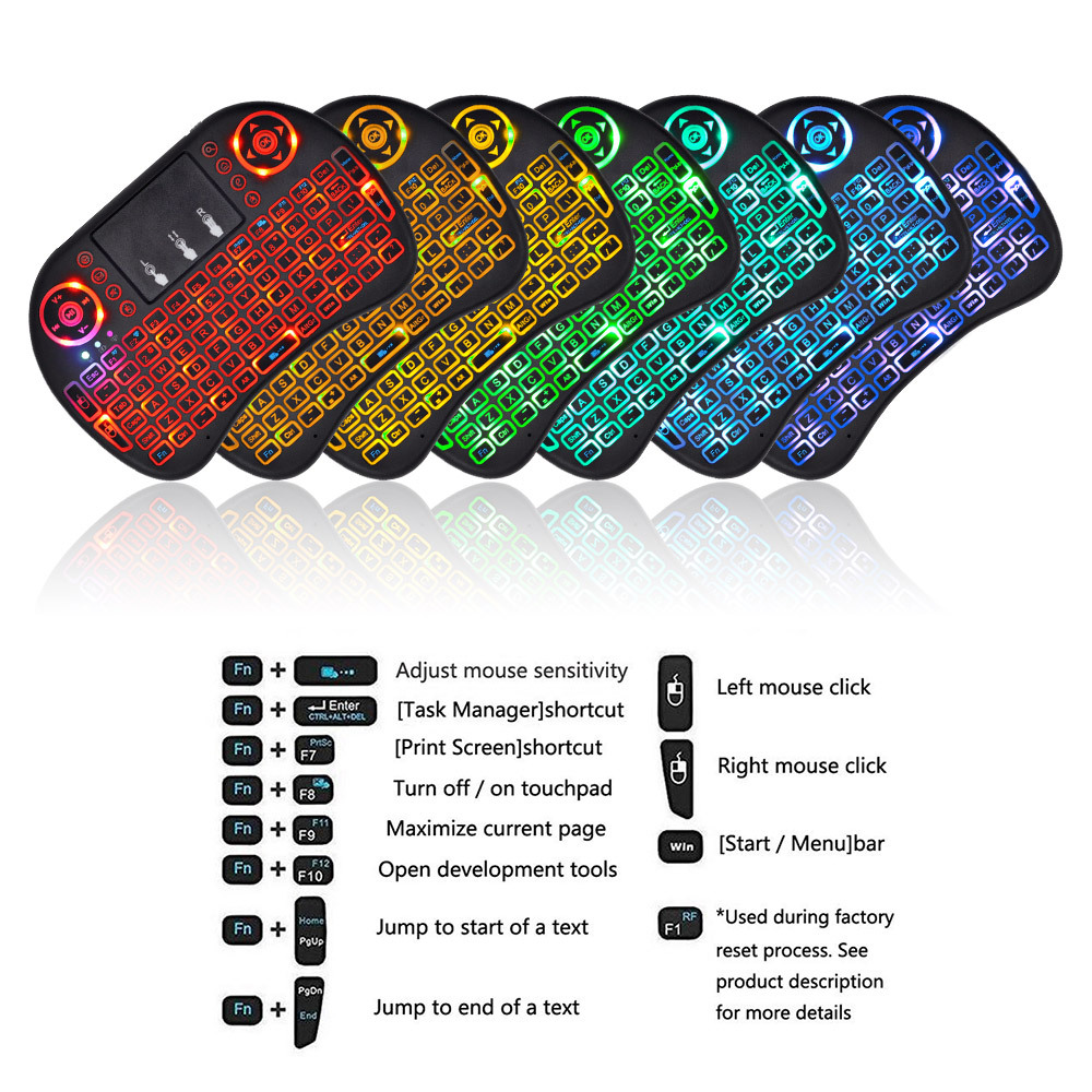 2.4G Air Mouse z klawiaturą do – Gaming Keyboard Mechanical Wireless recenzja i cena