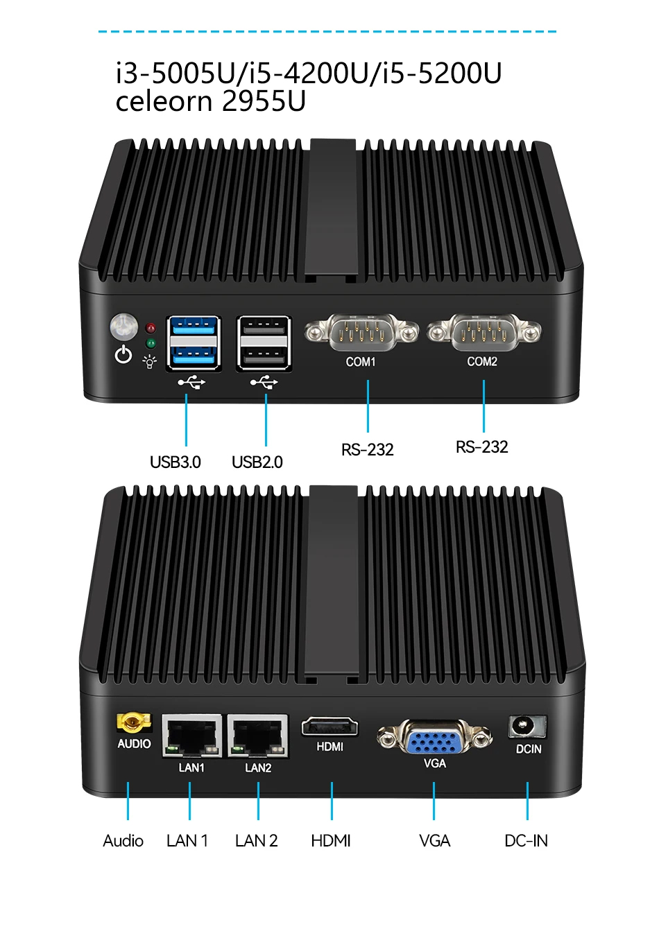 XCY Mini PC Intel Celeron J641 – Intel Cpu Core I5 recenzja i cena