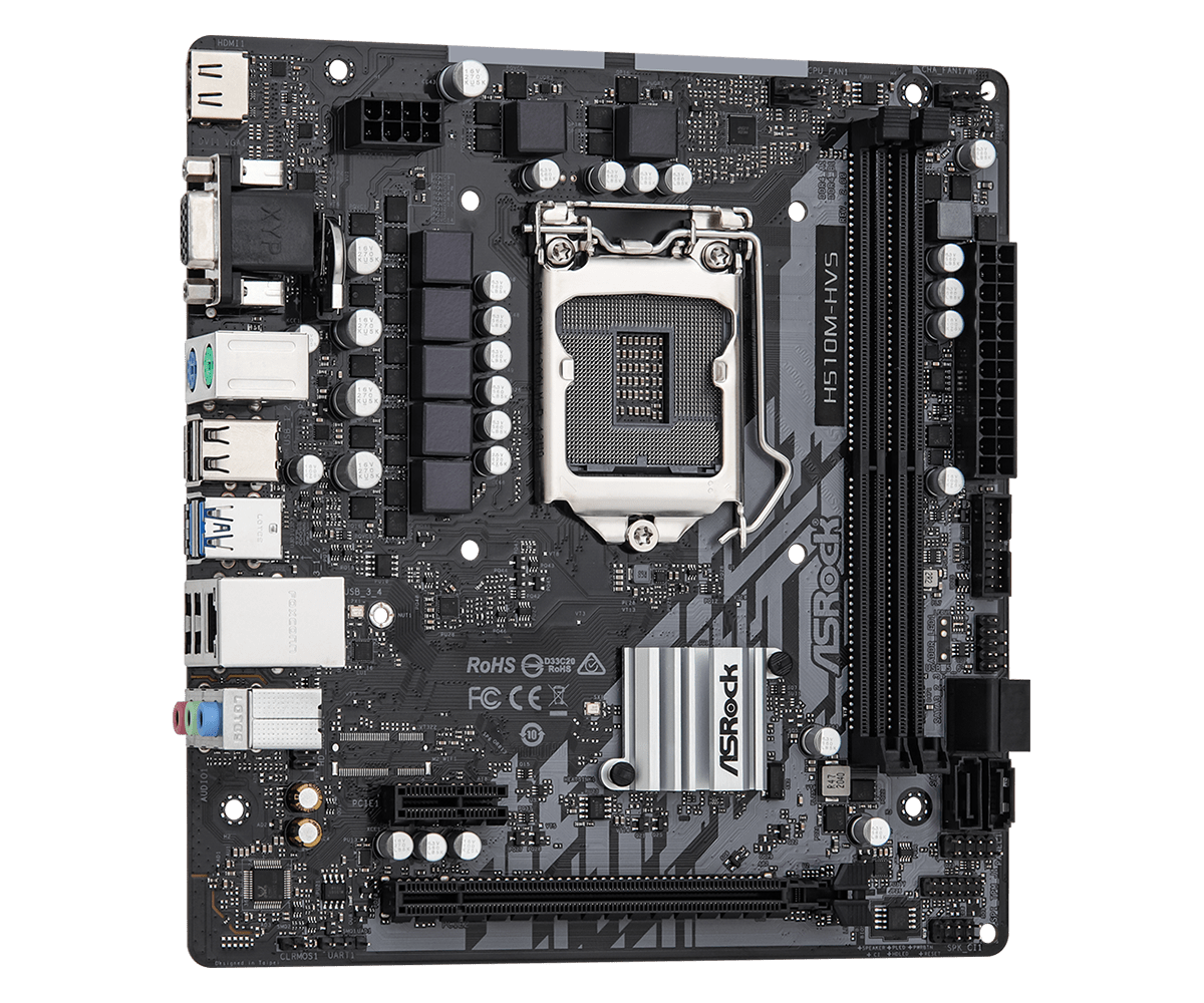 Płyta główna ASROCK H510M-HVS  – Intel Cpu Core I5 recenzja i cena