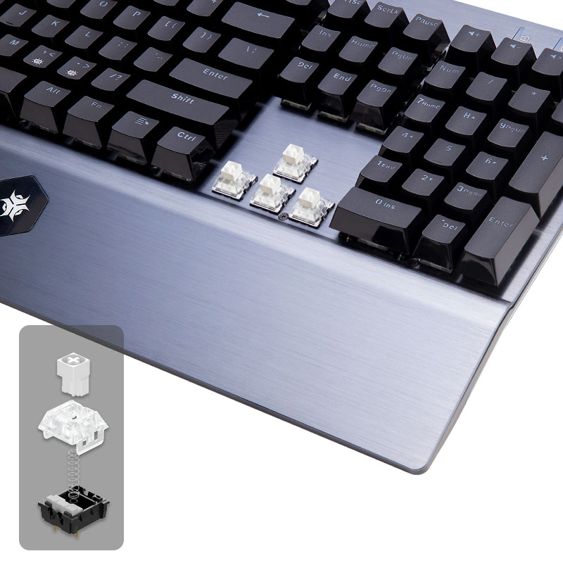 Klawiatura mechaniczna HEXGEAR – Gaming Keyboard Blue Switches recenzja i cena