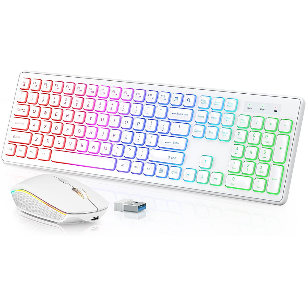 Podświetlana bezprzewodowa kla – Gaming Keyboard And Mouse Wireless recenzja i cena